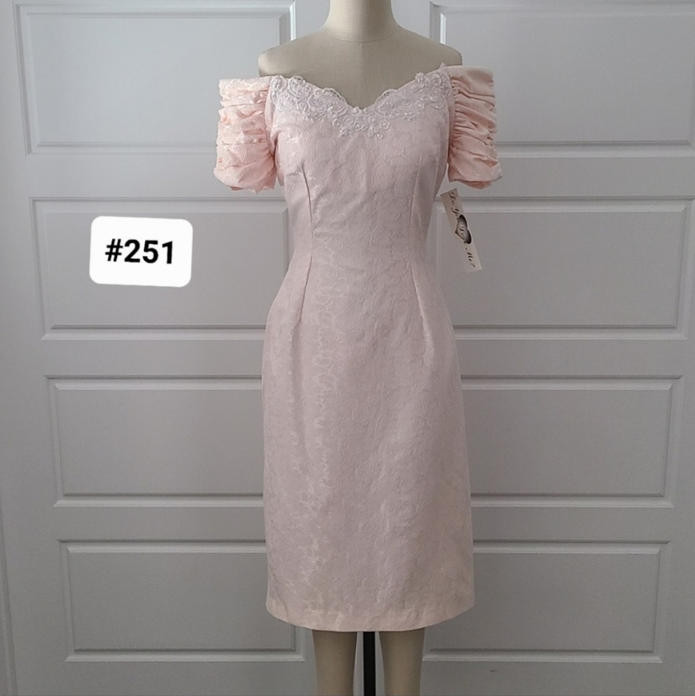 Pink Off-the-shoulder Sheath Formal Dress